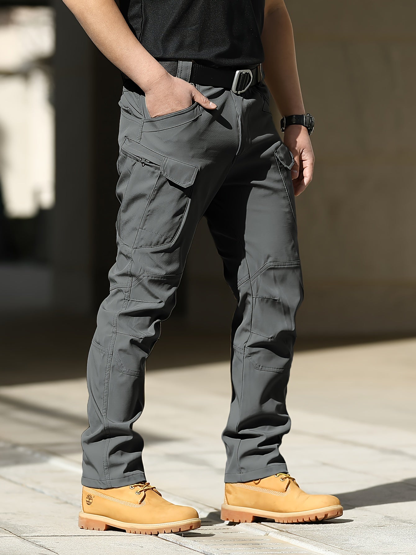 Men's Cargo Tactical Hiking Pants, Windproof Waterproof
