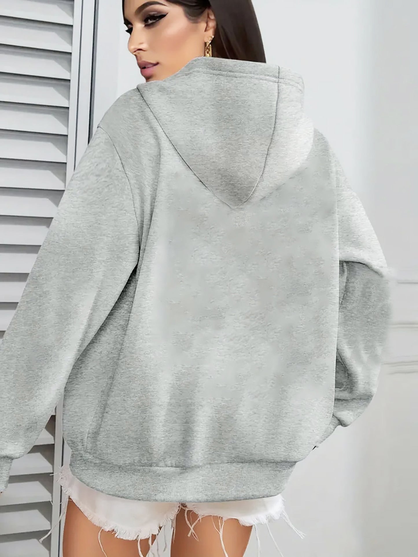 Women's Casual Sports Hoodie with "This Is My Camping Shirt" Print