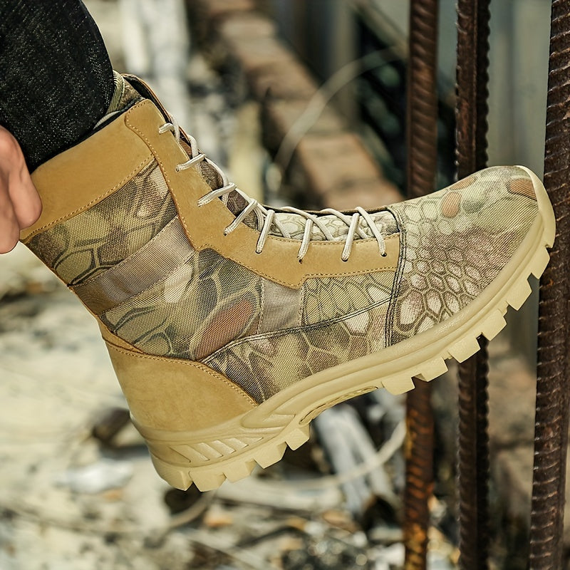 Extra Large Couple Autumn And Winter New High Barrel Women's Mountaineering Boots