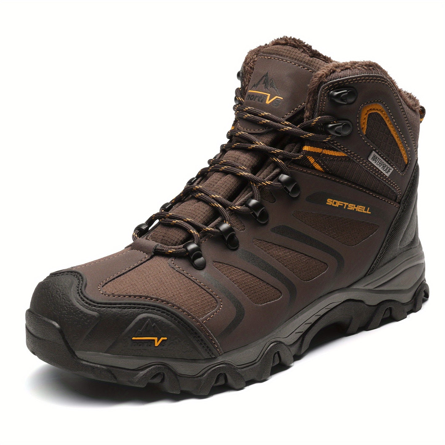 Men's Ankle High Waterproof Boots, Lightweight Shoes