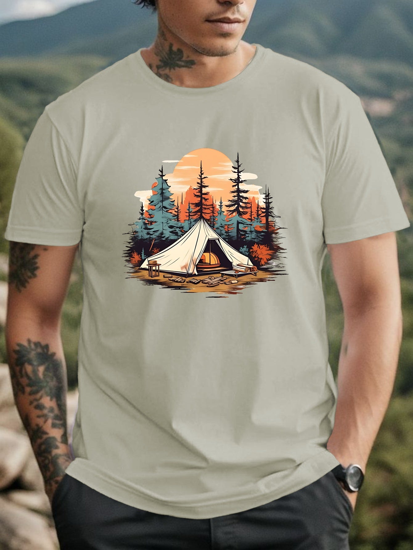 Big & Tall Men T-Shirt, PLUS SIZE