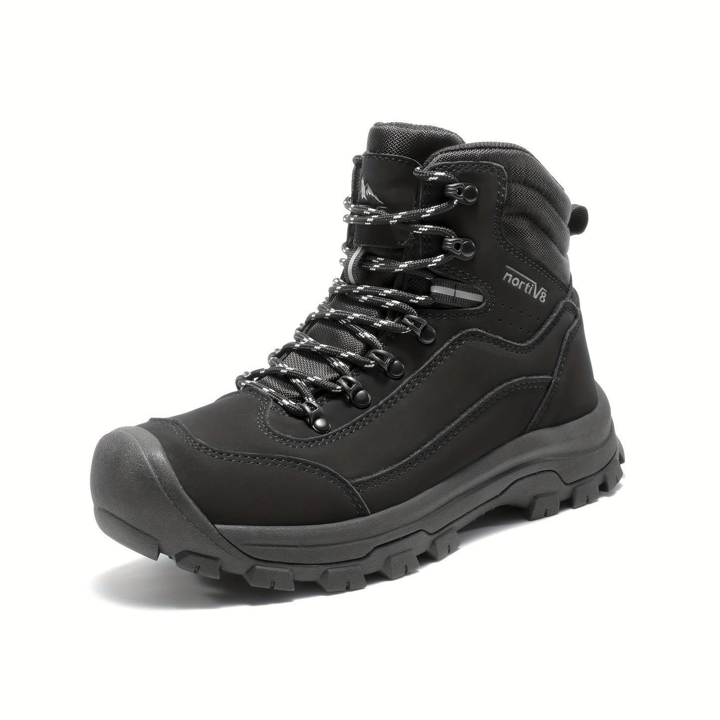 Women's Waterproof Hiking Boots - Durable Leather, Comfortable EVA Insole with Arch Support