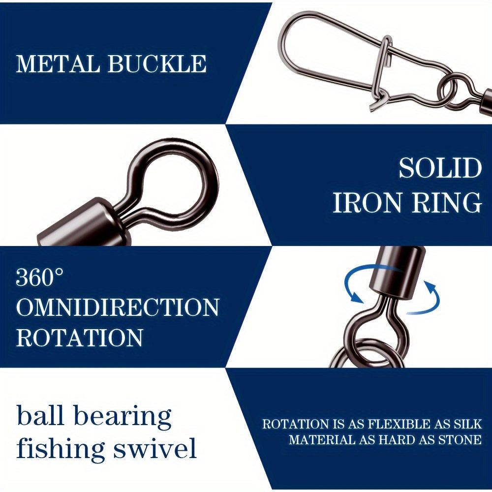 50/100pcs American Swivel Reinforced Pin