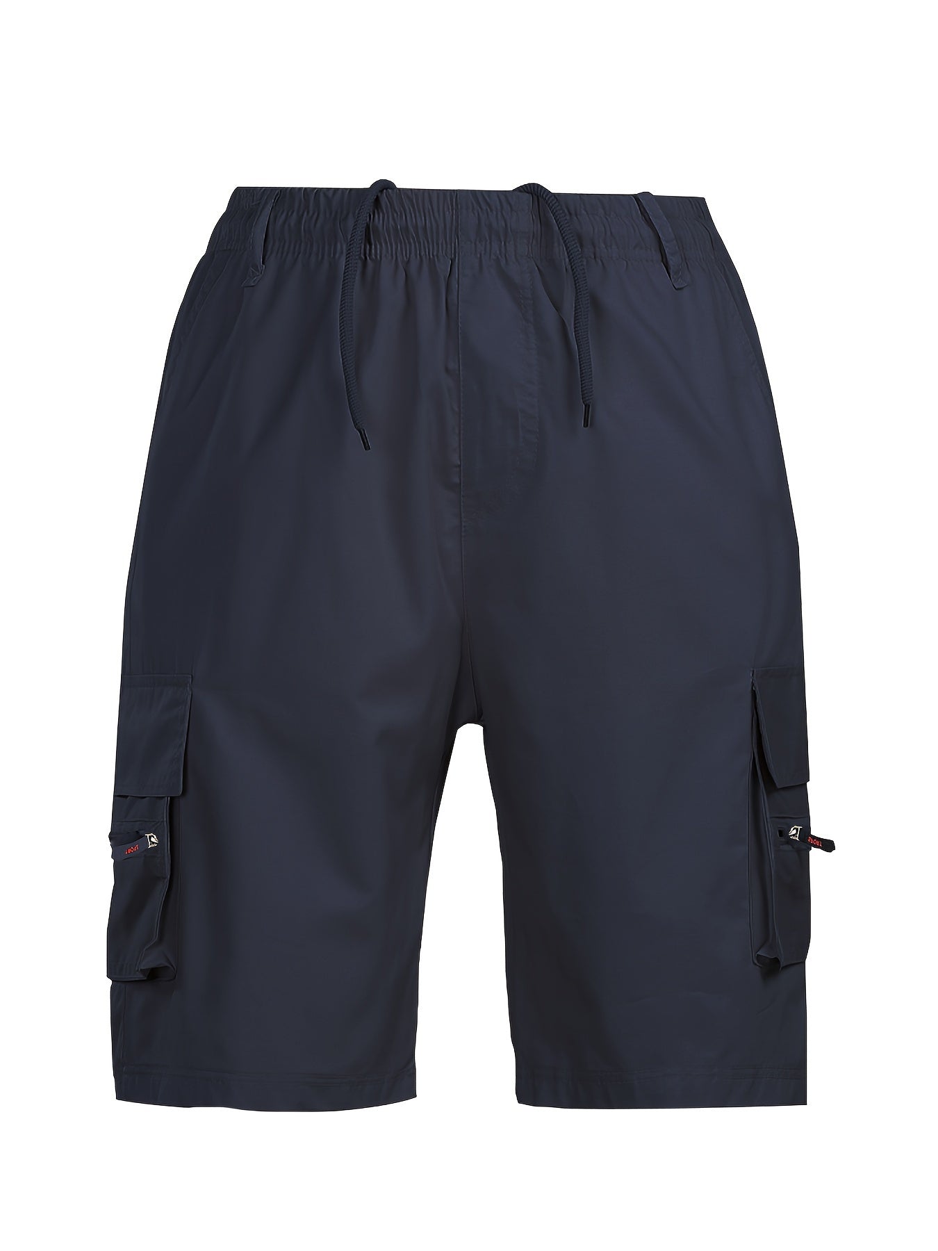 Men's Outdoor Tactical Shorts, Summer Casual Sports Drawstring Shorts With Multiple Pockets