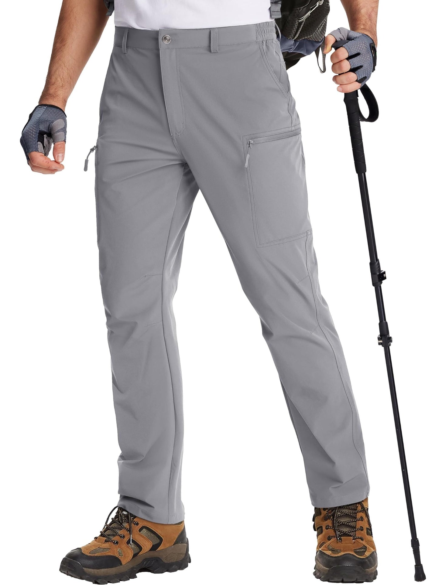 Men's Lightweight Hiking Pants Quick Dry Climbing Trousers