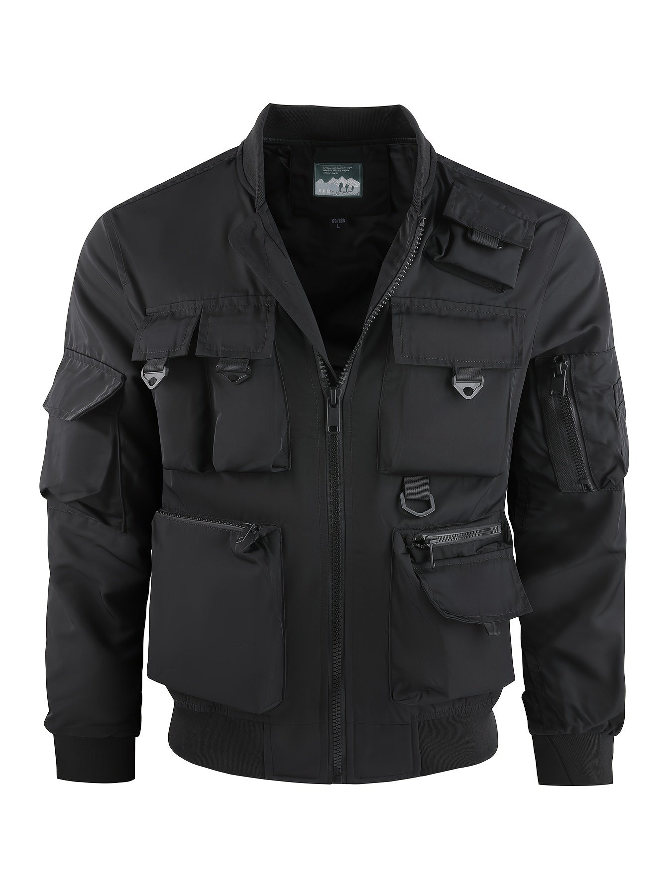 Men New Casual Cargo Multi-Pocket Jacket