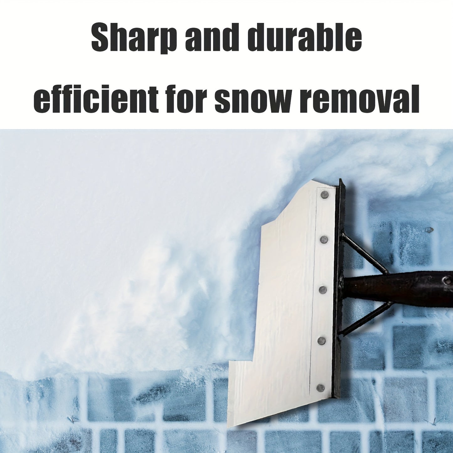 The 1PC, 8/ 10/ 11 inch multifunctional gardening shovel expands the cleaning range and is widely used as an outdoor snow removal too