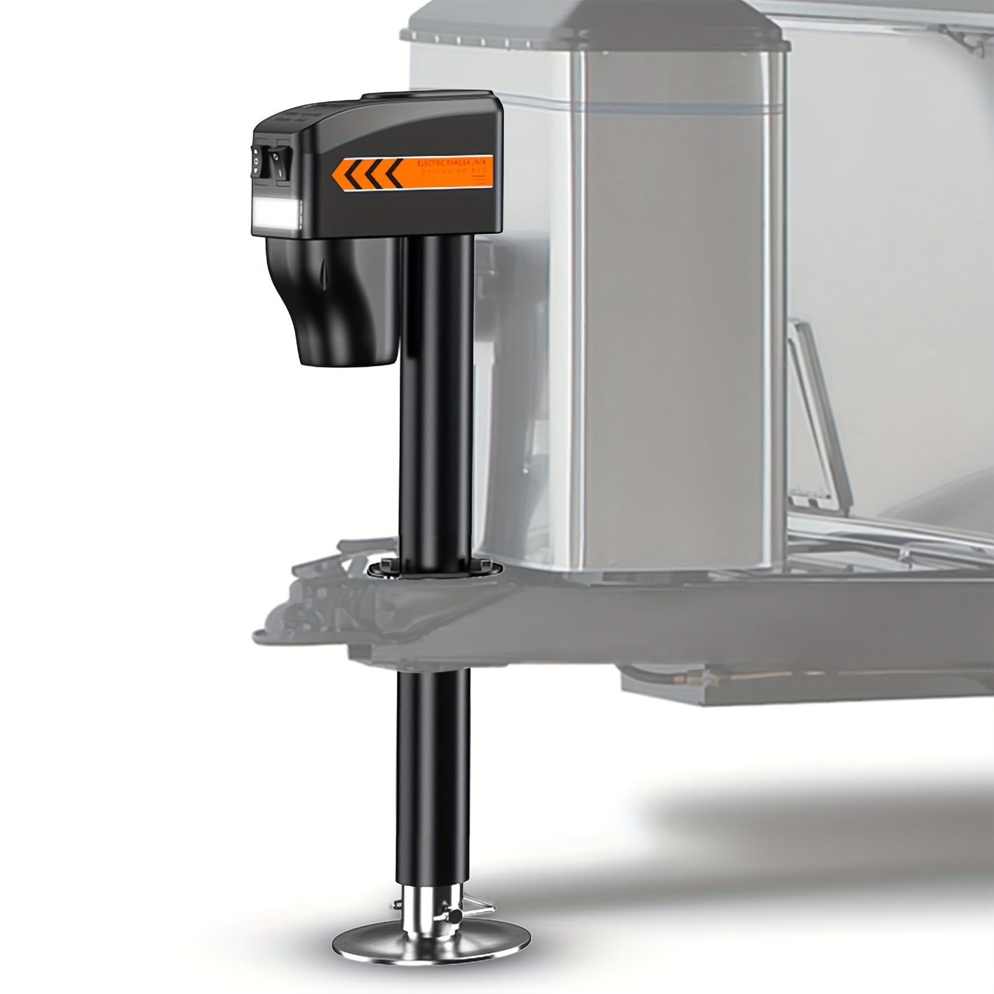 Electric Trailer Jack To 5000LBs, Power Tongue Jack, 9.84"-33.85" Electric Tongue Jack Waterproof, With 12V DC Hard Wiring