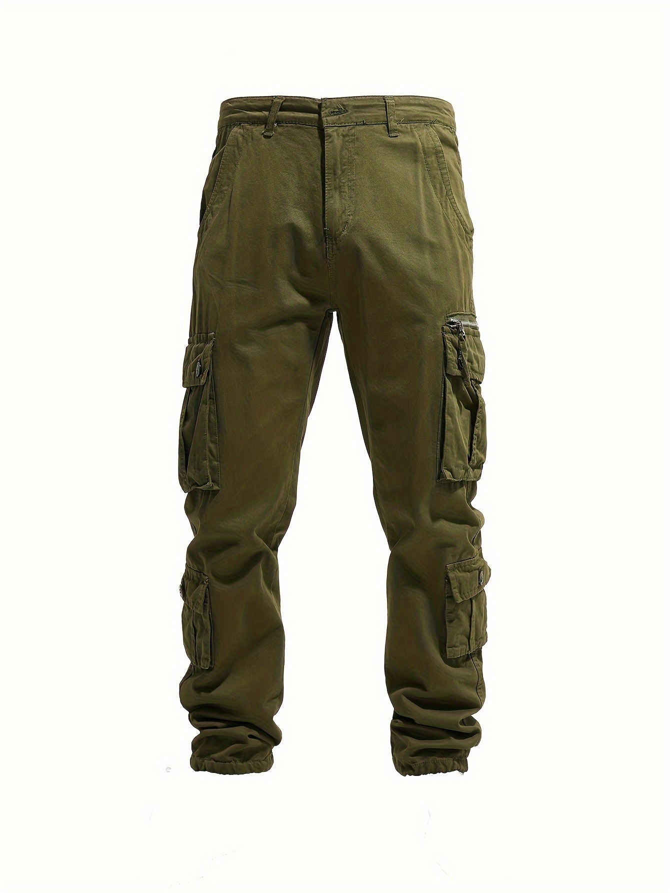 Men'S XL 100% Cotton Outdoor Work Pants With 8 Pockets