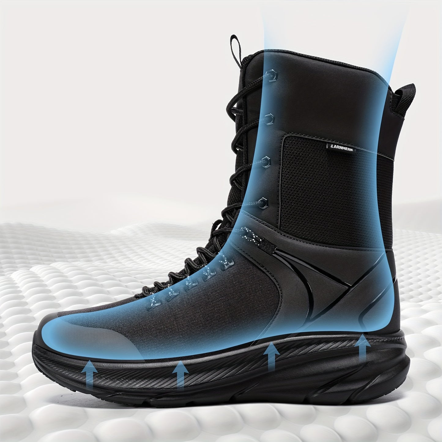 Men's Waterproof Hiking Boots, Anti Slip Lightweight Boots