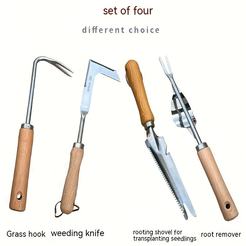 Weeding Knife, Weeding Tool, Garden Rake, Manganese Steel Horn, Hand-held Soil Dredging, Wild Vegetable Digging