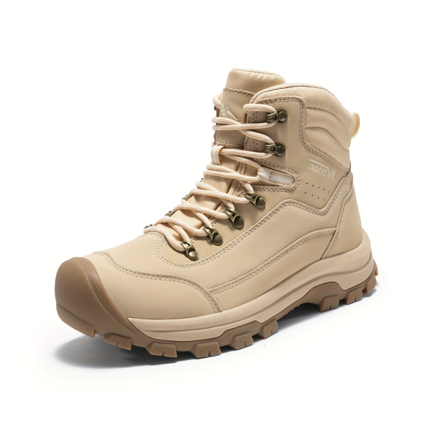 Women's Waterproof Hiking Boots - Durable Leather, Comfortable EVA Insole with Arch Support