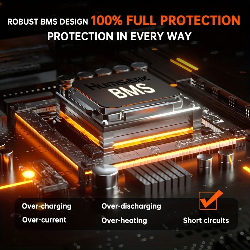 12V 100Ah LiFePO4 Battery - Low-temperature Shielding