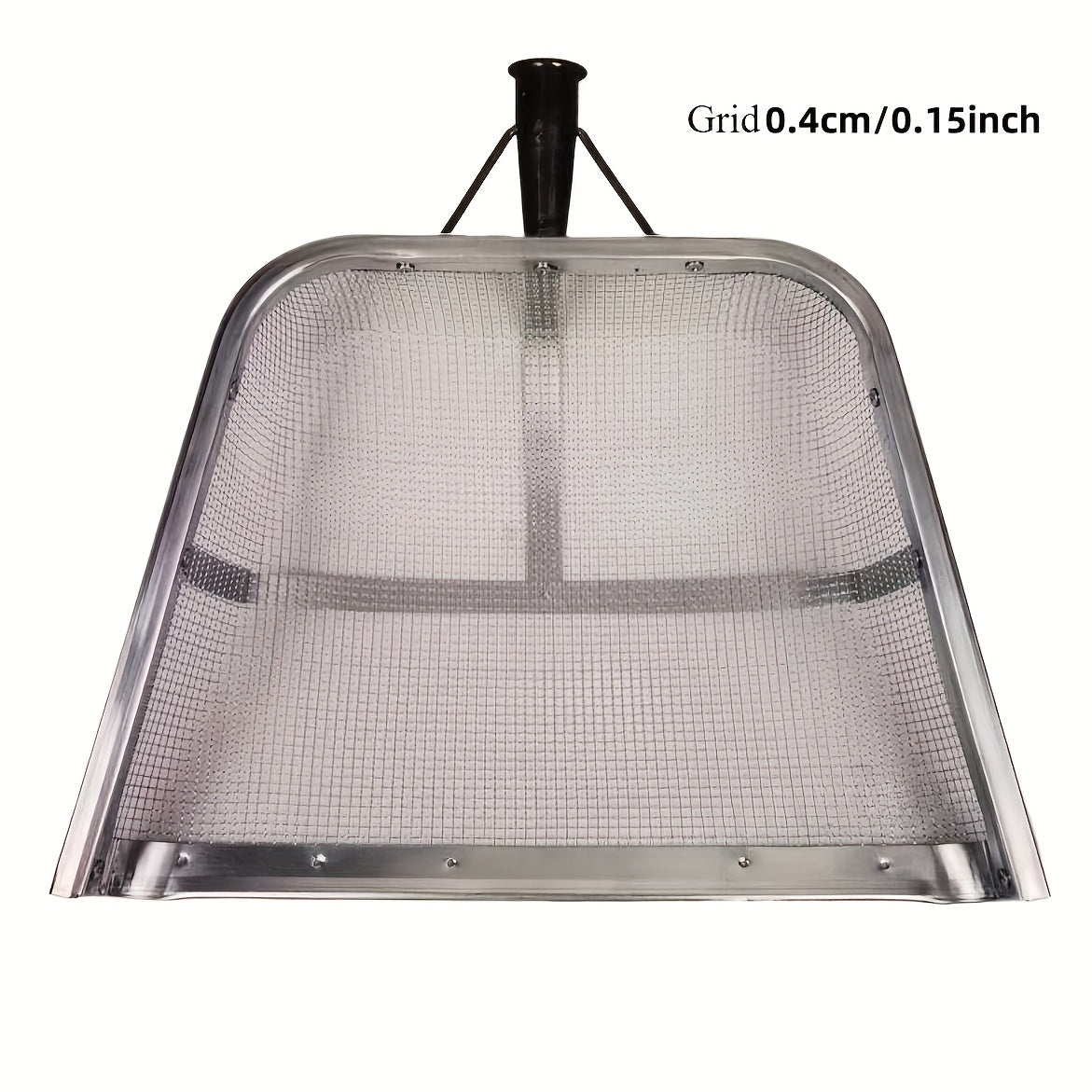1pc Multi-Purpose Metal Soil Sifter and Strainer - Garden and Farming Essential Tool without Handle