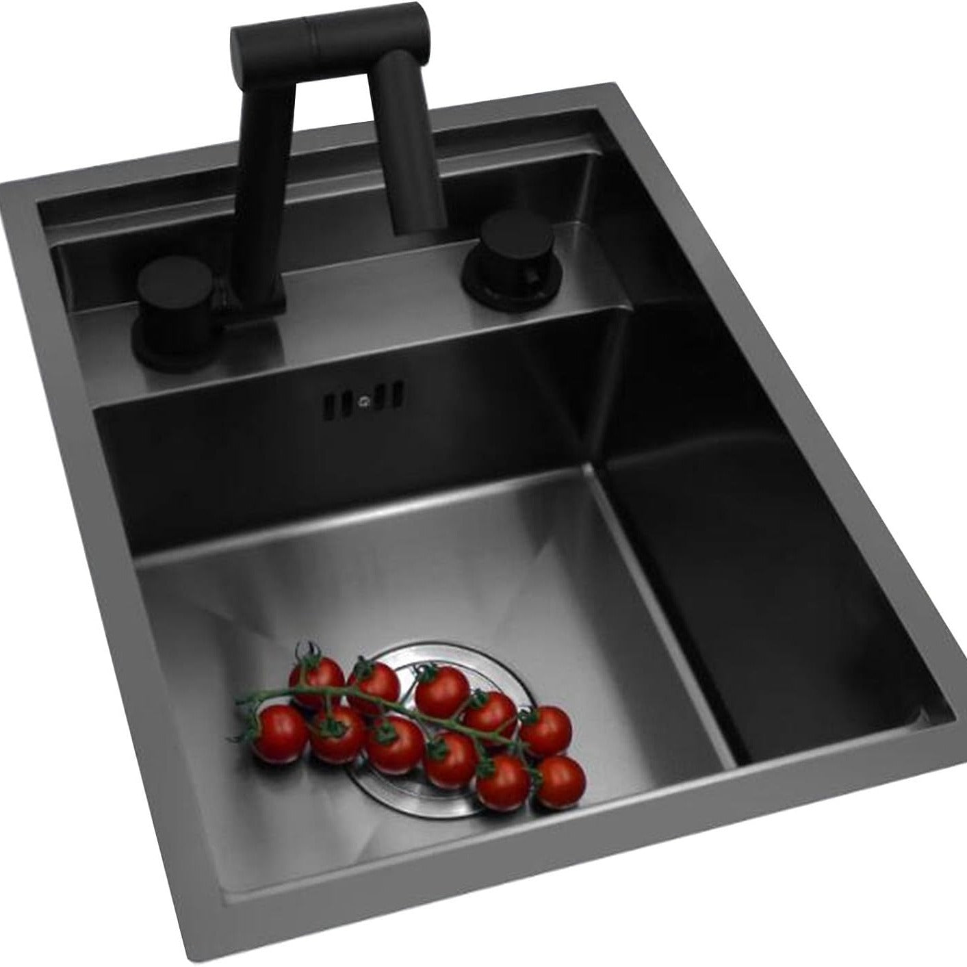RV Kitchen Sink, 18 x 15 x 9 Inch Undermount Bar Sink with Faucet