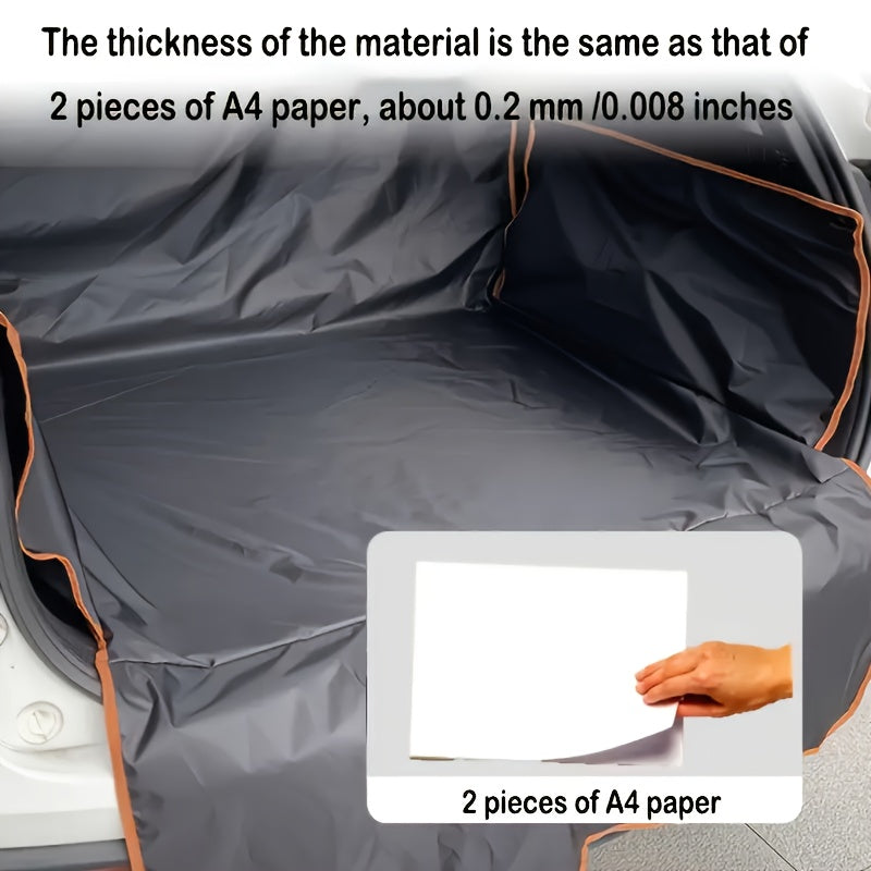 Heavy-Duty Waterproof Dog Car Seat Cover - Non-Slip, Scratch & Dirt Resistant Rear Seat Protector