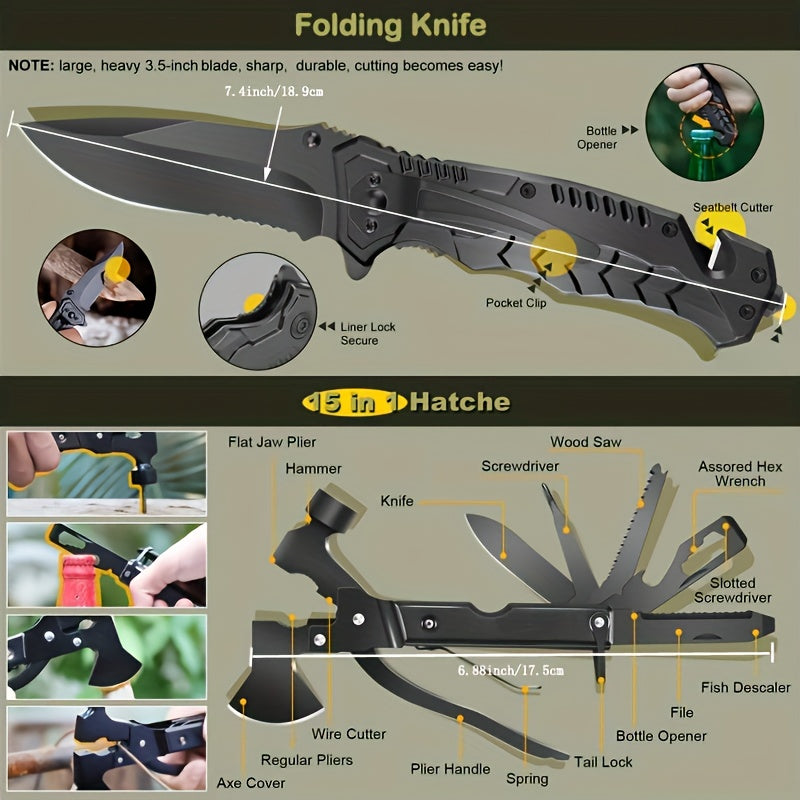 Survival Kits, 30 In 1 Camping Accessories Tactical Gear