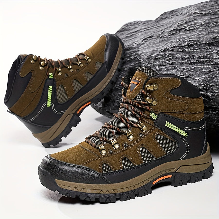 Men's anti-slip hiking shoes, wear-resistant shoes, large size casual shoes, waterproof, Lace Up shoes