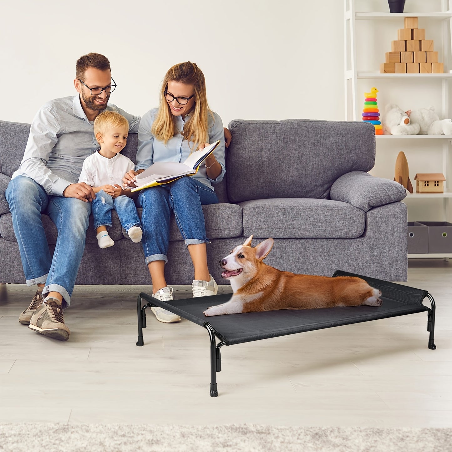 Elevated Dog Bed, Suitable For Large Dogs