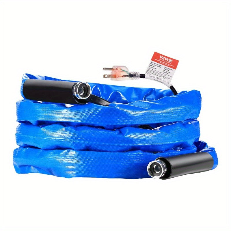 15ft RV Heated Water Hose - Antifreeze, No Battery Needed, Metal Construction