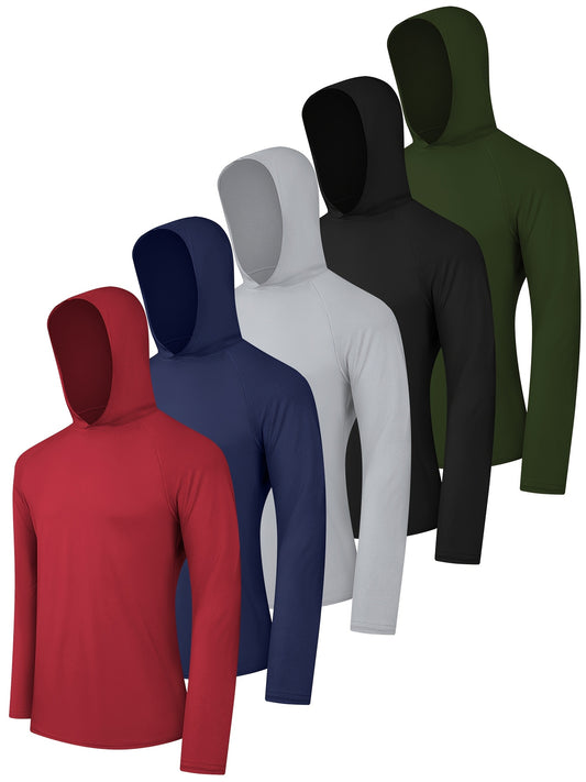 5pcs Men's Athletic Hoodies