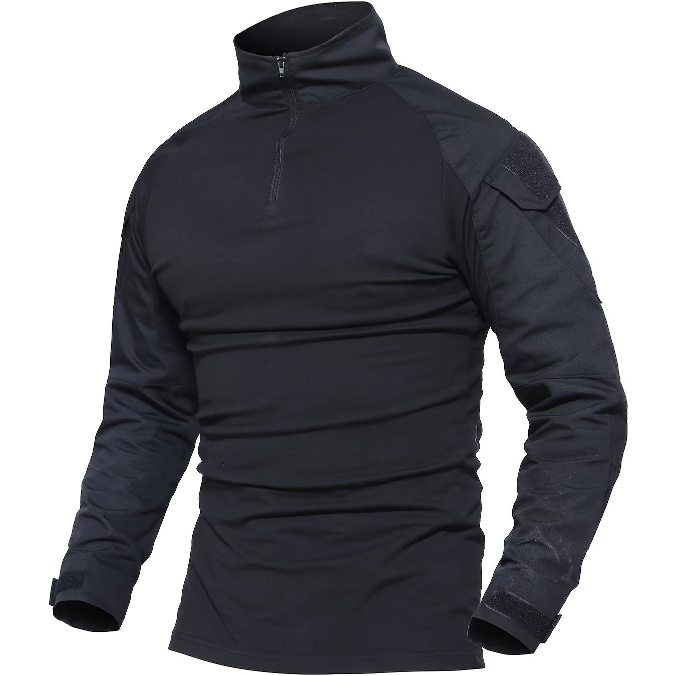 Men's Tactical Long Sleeve T-Shirt 1/4 Zipper