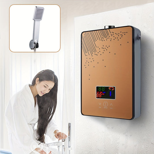 4500W Tankless Electric Hot Water Heater, Whole House Instant Boil, 110V US Plug