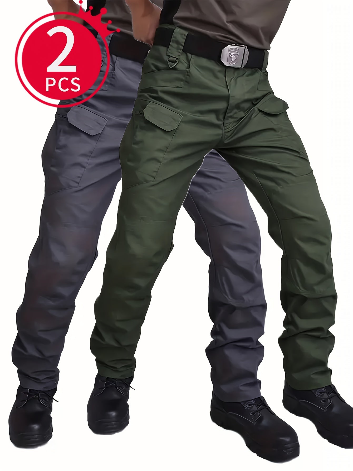 2 Pcs Men's Hiking Tactical Pants