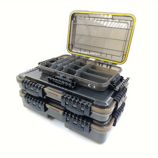 Fishing Tackle Box Organizer Waterproof Bait Box With Removable Compartments