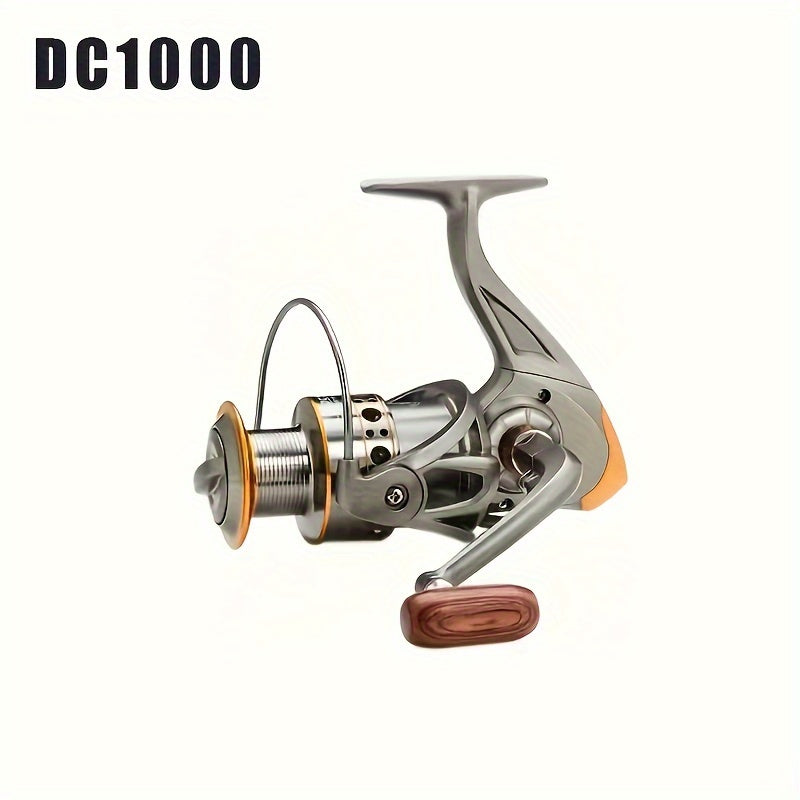 Ultra Smooth Metal Spinning Reel - 5:2:1 Gear Ratio, Max Drag 10kg - Durable and High Performance Freshwater and Saltwater Fishing Gear