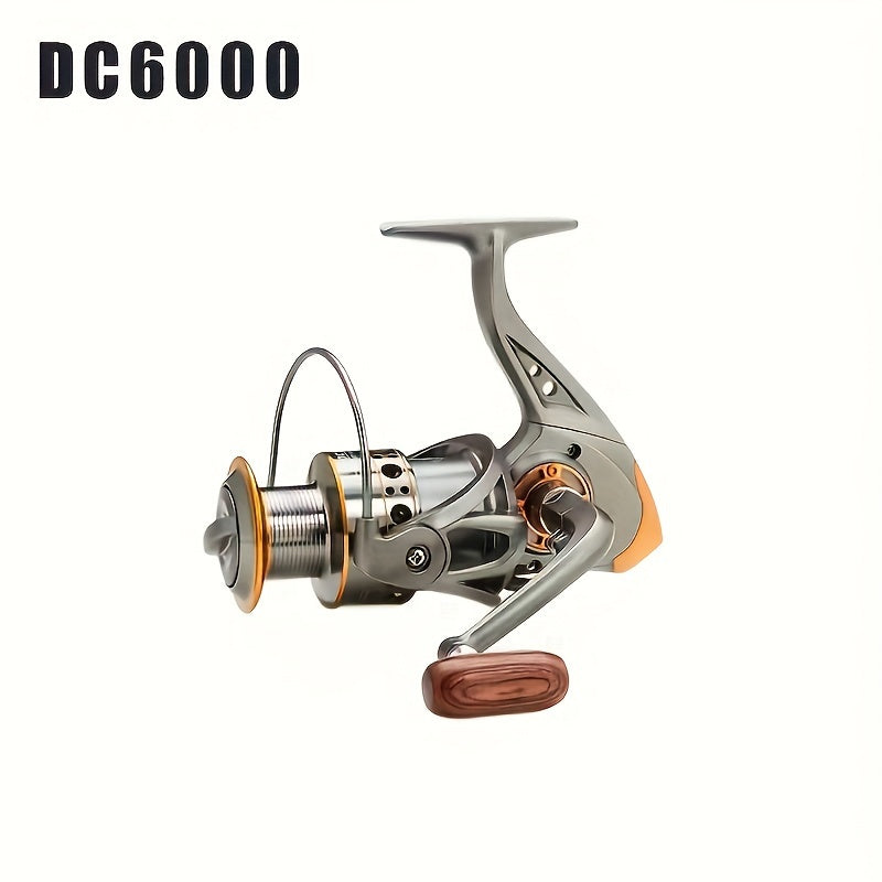 Ultra Smooth Metal Spinning Reel - 5:2:1 Gear Ratio, Max Drag 10kg - Durable and High Performance Freshwater and Saltwater Fishing Gear