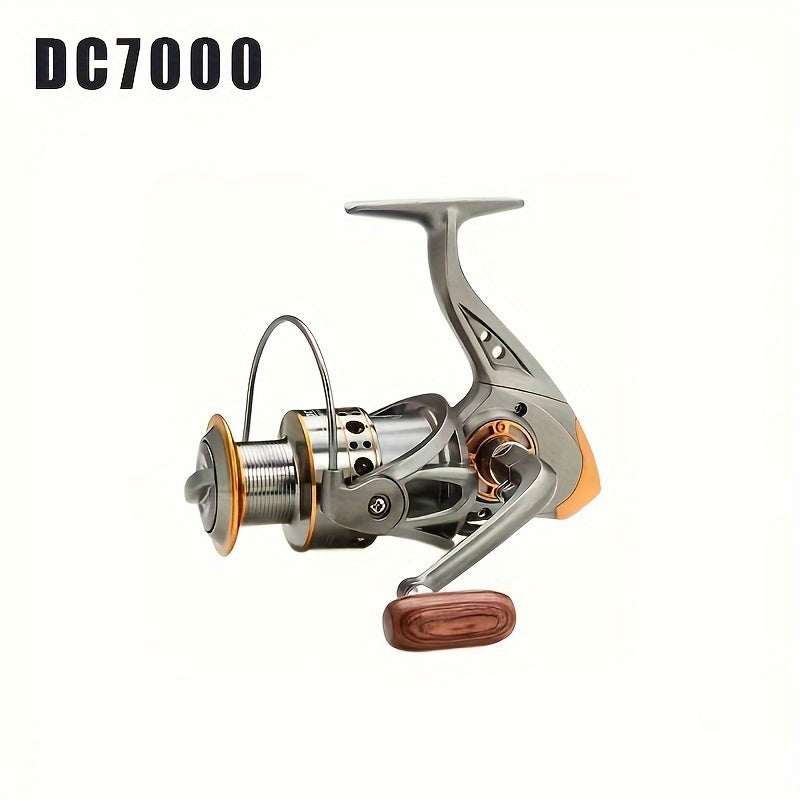 Ultra Smooth Metal Spinning Reel - 5:2:1 Gear Ratio, Max Drag 10kg - Durable and High Performance Freshwater and Saltwater Fishing Gear