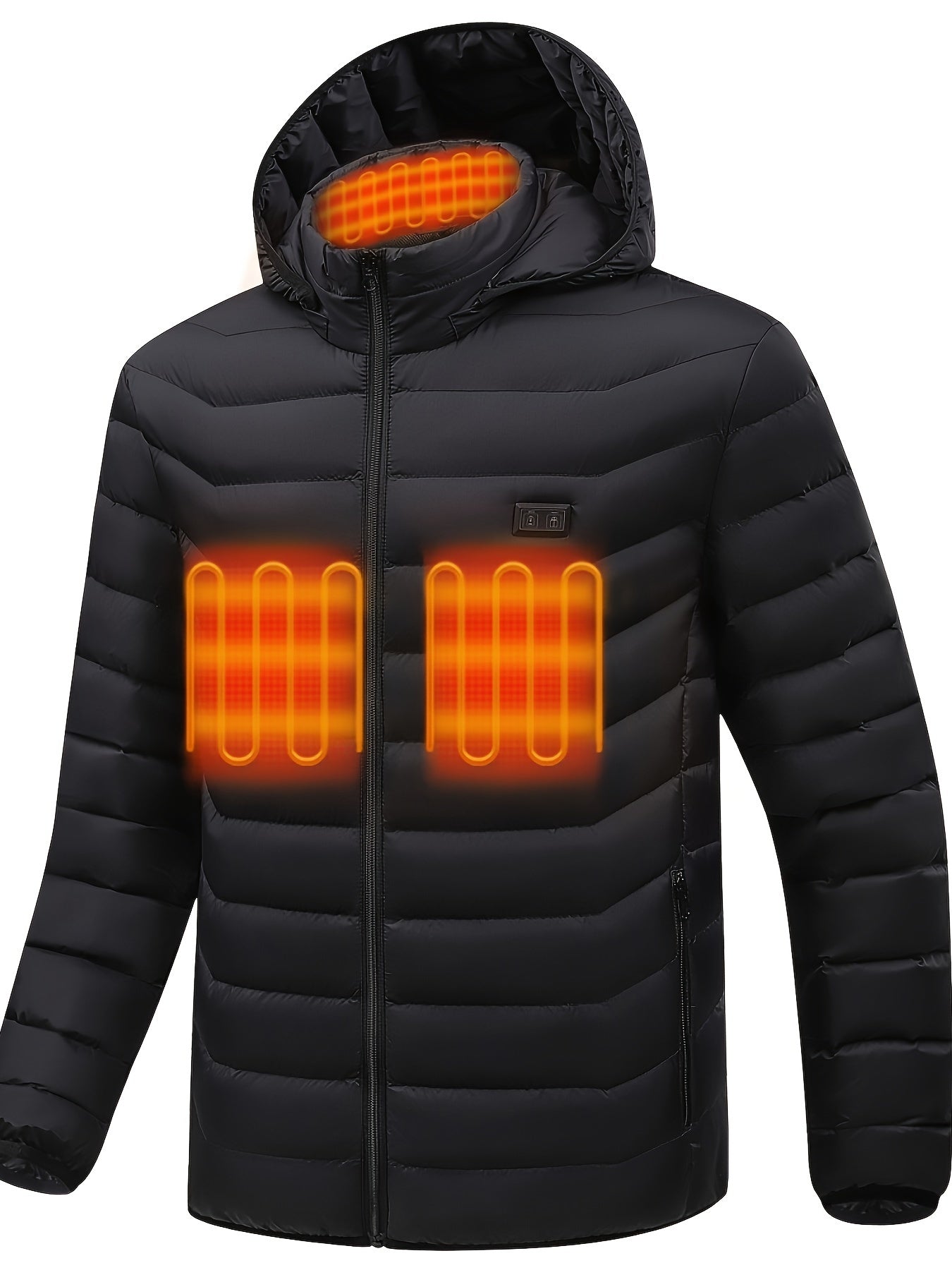 Men's Warm And Fast Heating Sports Jacket, (with Batteries)