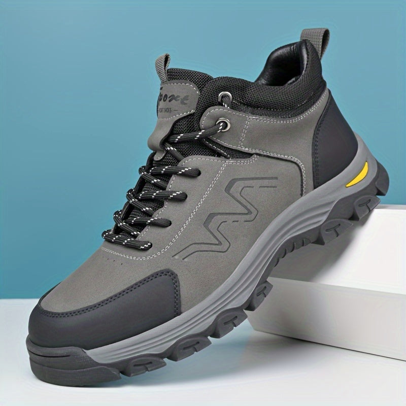 Men'S Outdoor Hiking Boots: Durable, Grip-Tech Rubber Soles, Lightweight, And - Perfect for Spring & Autumn