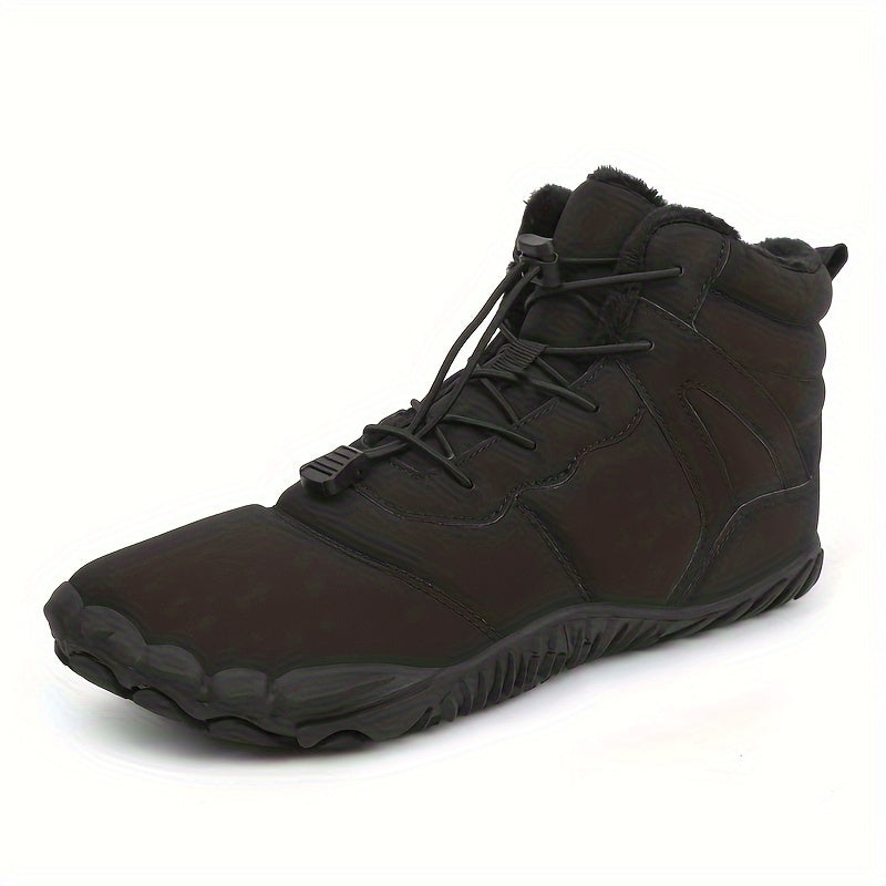 [Everyday Comfort] Women's Winter Fleece-Lined Warm Snow Boots - Waterproof, Non-Slip Hiking Shoes with Rugged Rubber Sole