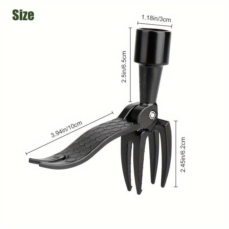 New Model Of Standing Manual Weed Remover With Three Sections, Uprooting Tool For Weeding