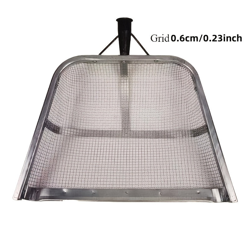 1pc Multi-Purpose Metal Soil Sifter and Strainer - Garden and Farming Essential Tool without Handle