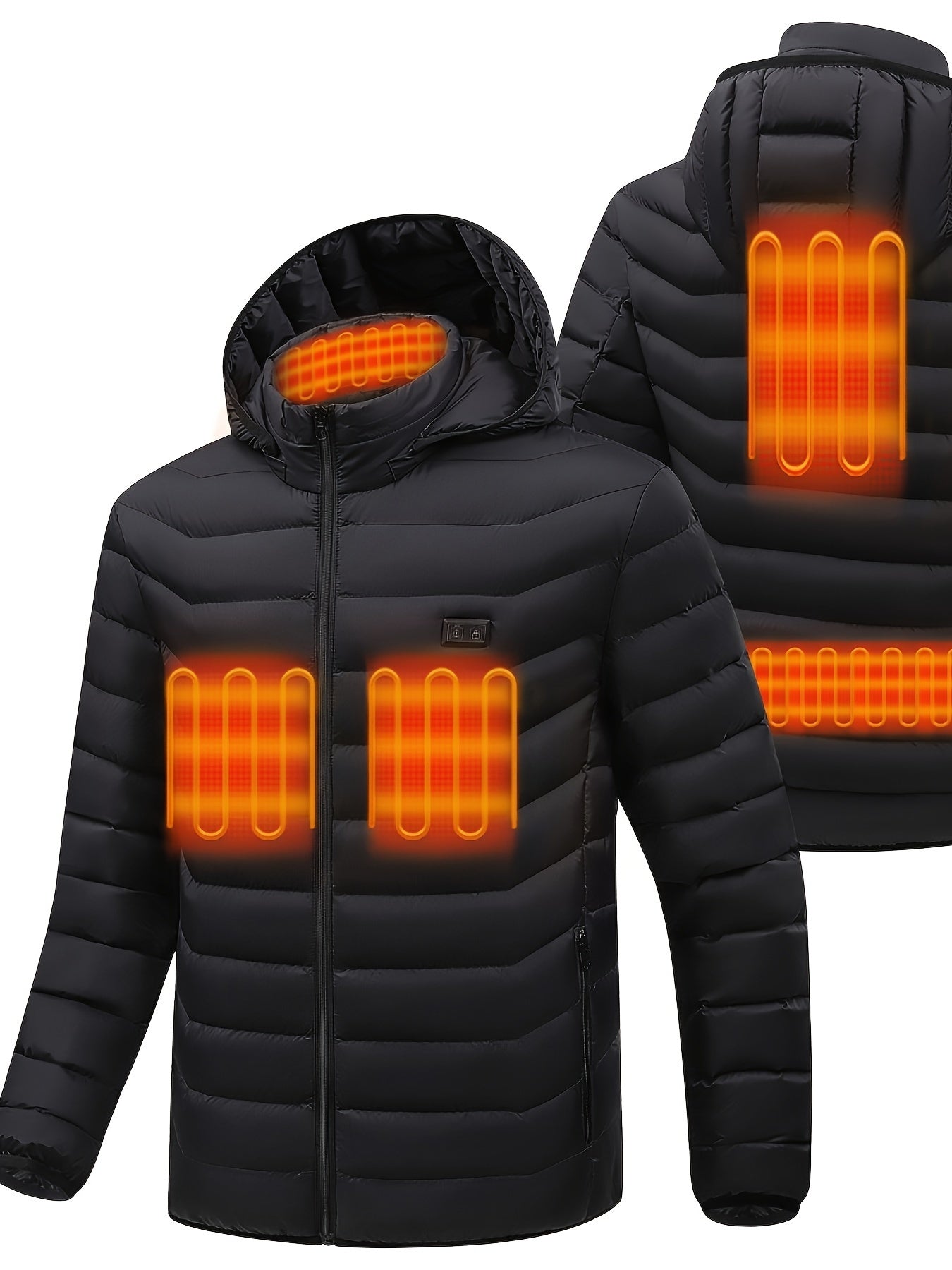 Men's Warm And Fast Heating Sports Jacket, (with Batteries)