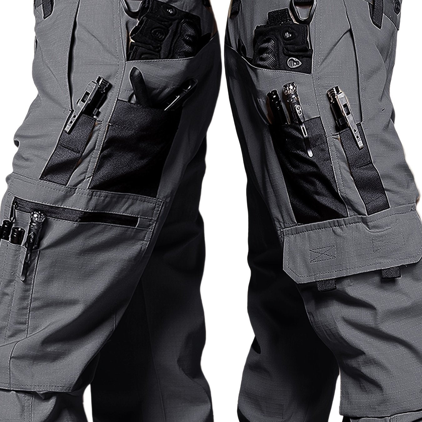 Men's Tactical Cargo Pants, Durable Multi-Pocket Workwear