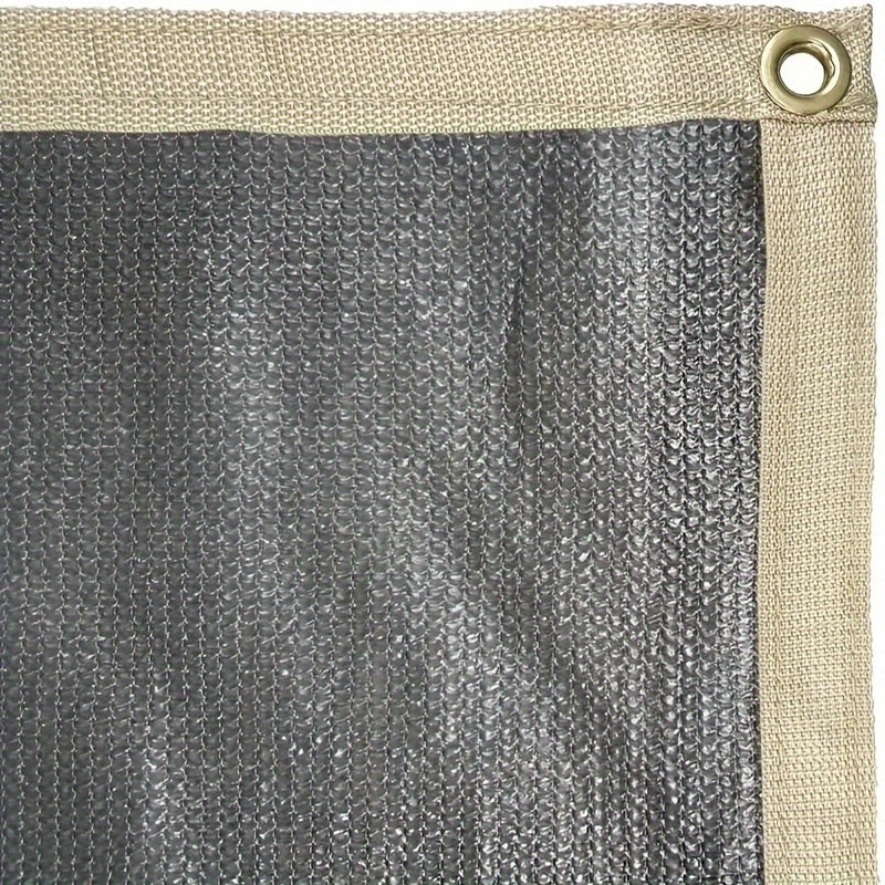 RV Awning Sun Shade Screen UV Blocker Kit For Motorhomes, Campers, Gray Mesh Sunshade