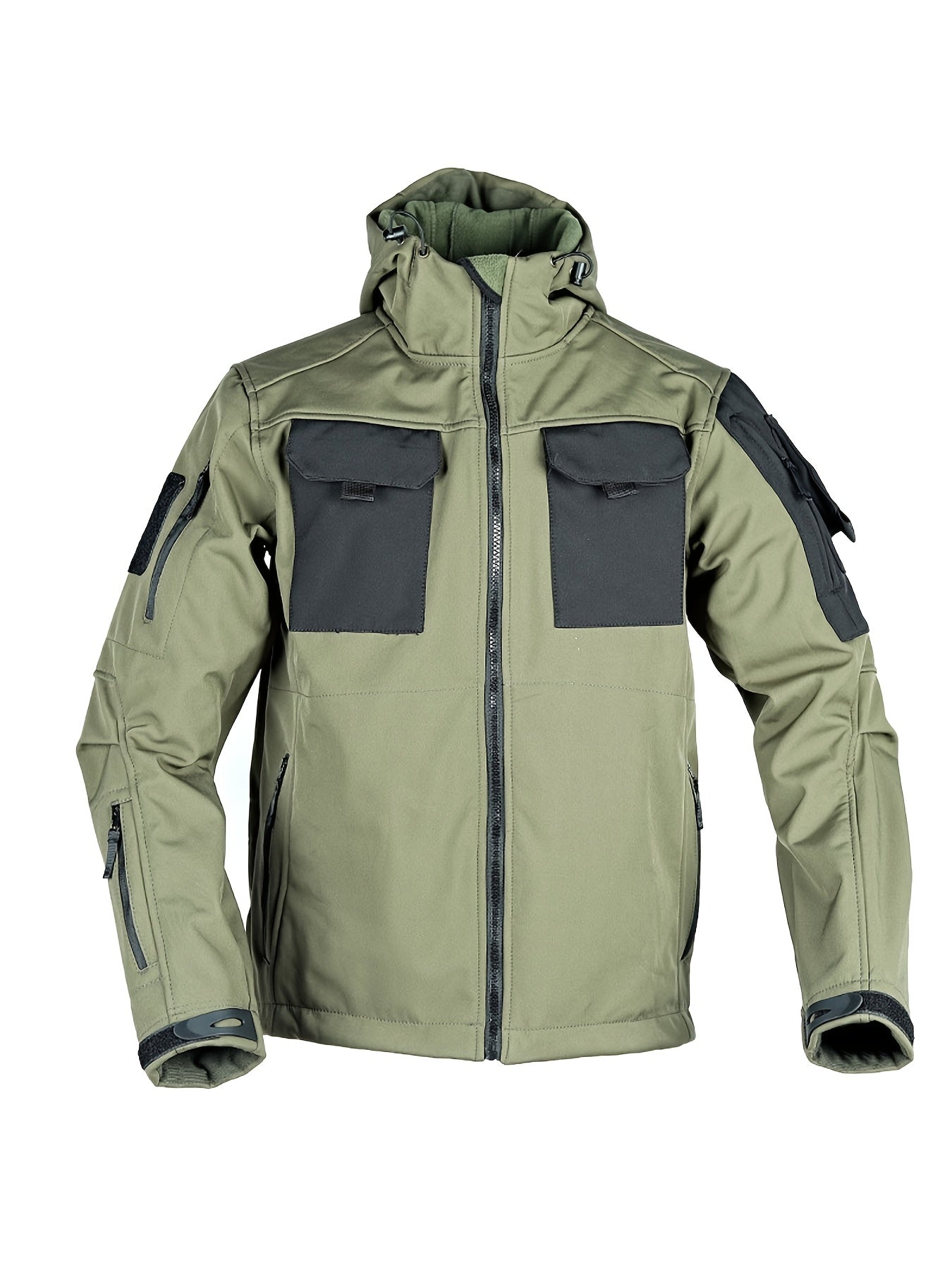 Men's Outdoor Zippered Jacket with Pockets