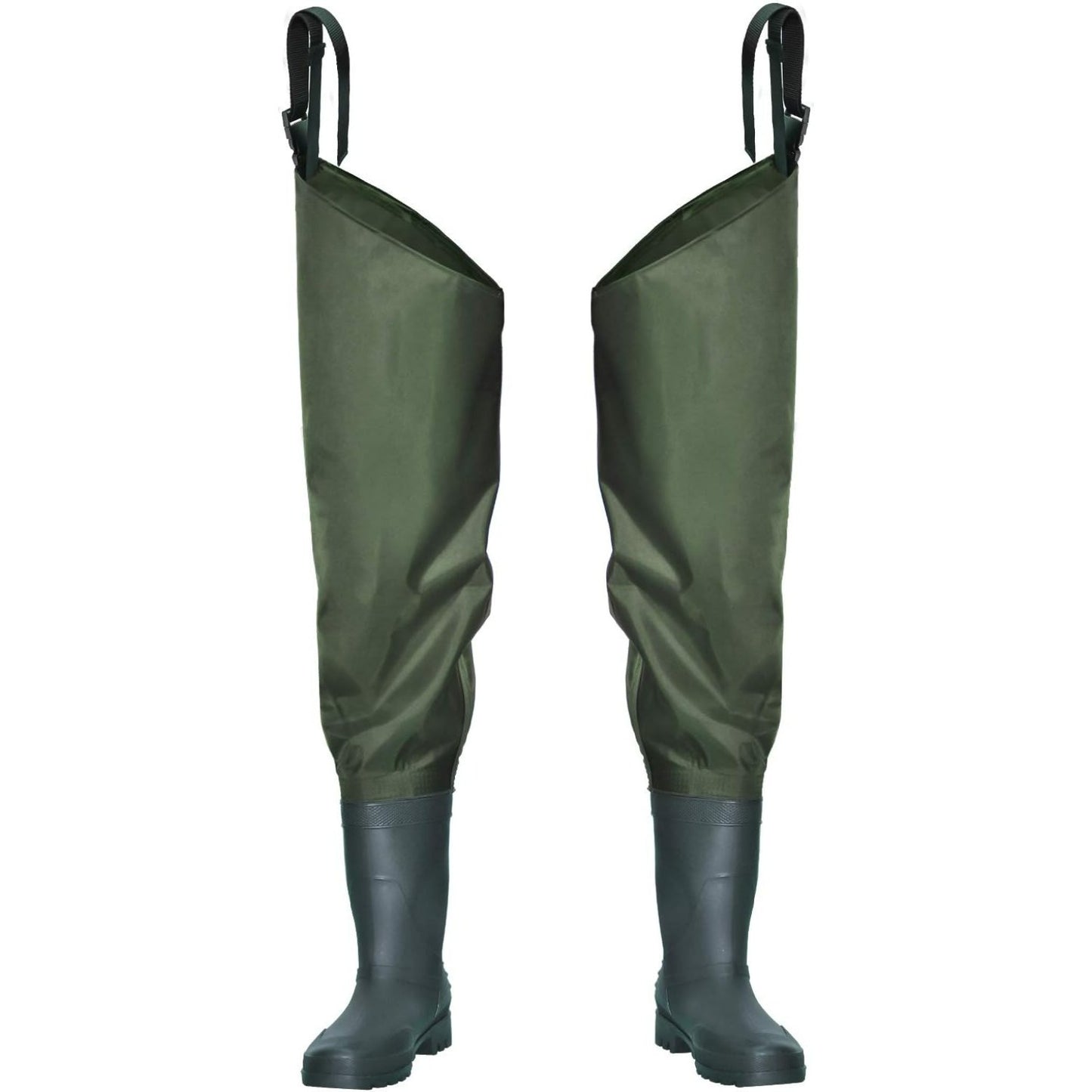 Pair Vintage Style Hip Waders, 9 Lightweight Fishing Boots