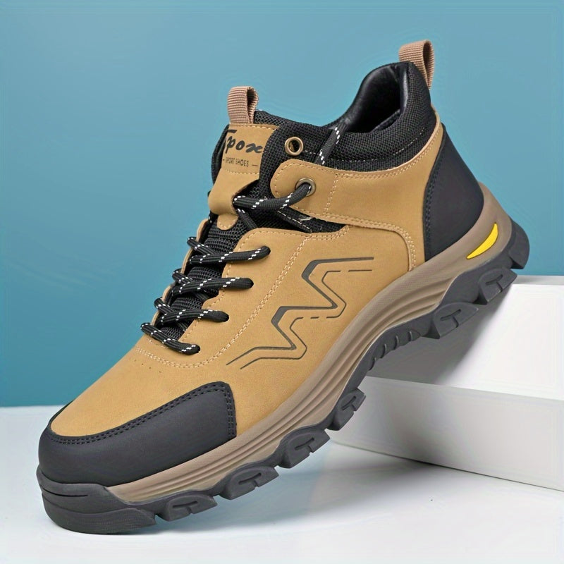 Men'S Outdoor Hiking Boots: Durable, Grip-Tech Rubber Soles, Lightweight, And - Perfect for Spring & Autumn