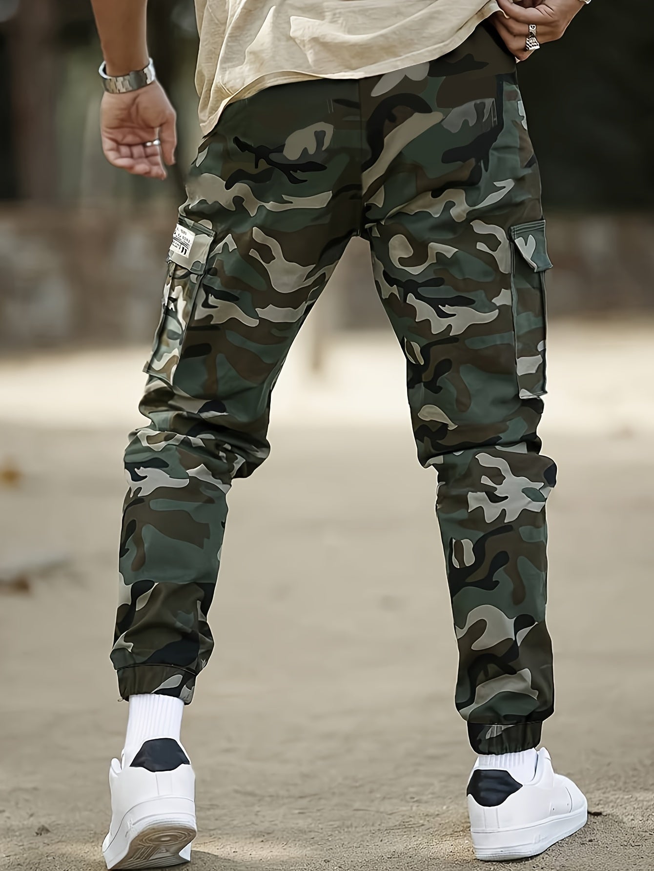 Men's Camouflage Multi-functional Cargo Pants