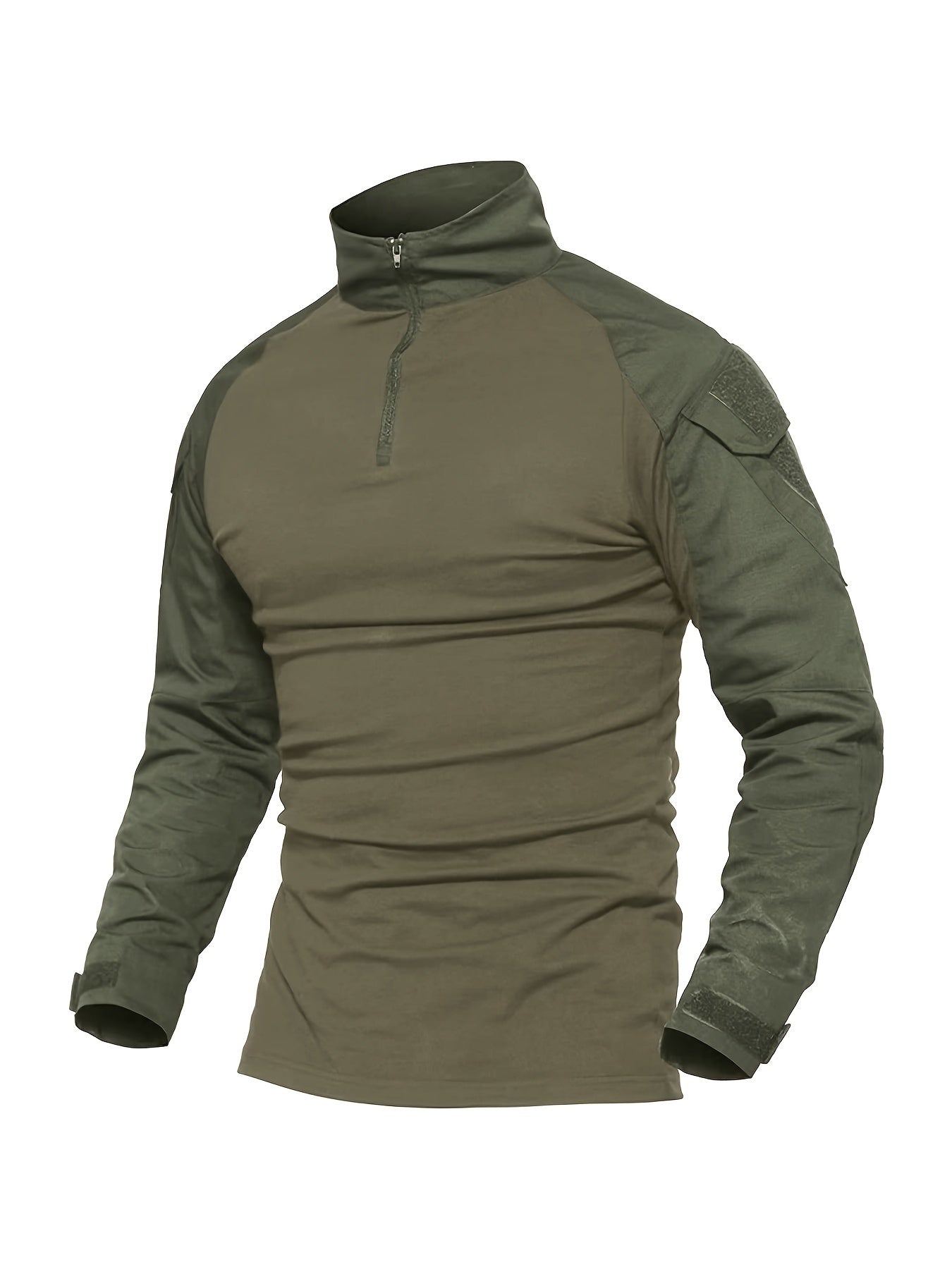 Men's Tactical Long Sleeve T-Shirt 1/4 Zipper