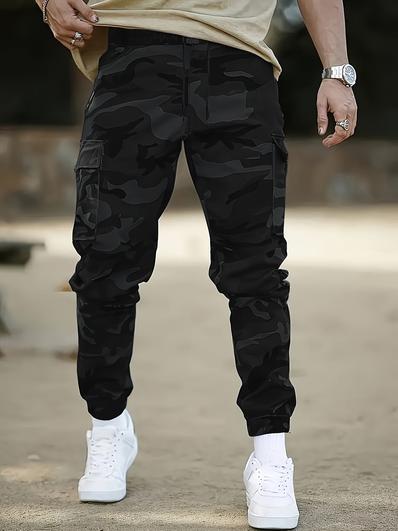 Men's Camouflage Multi-functional Cargo Pants