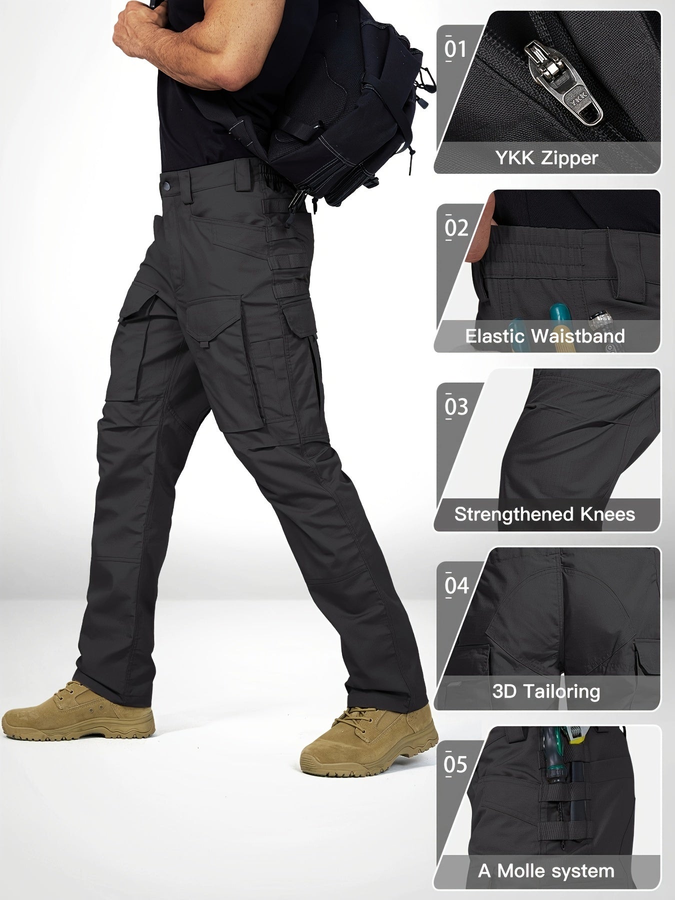 Men's Workwear Scratch Resistant Pants