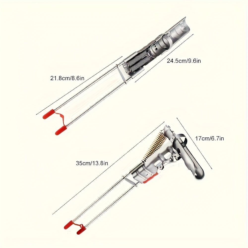 Auto-Deploy Fishing Rod Holder - High Sensitivity & Dual Spring Activation, Stainless Steel, Rust-Resistant