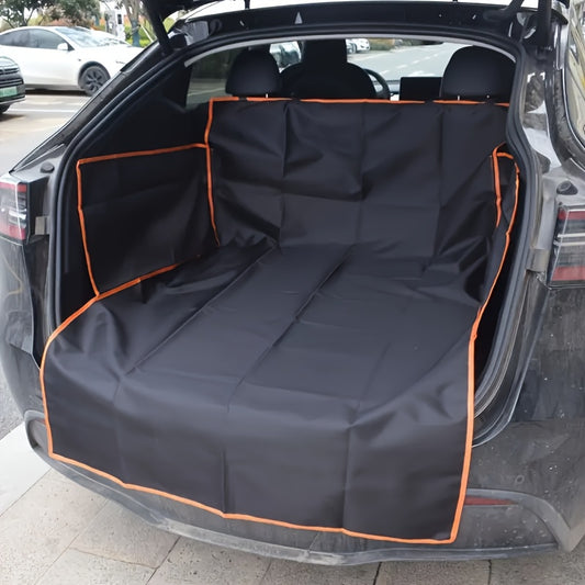 Heavy-Duty Waterproof Dog Car Seat Cover - Non-Slip, Scratch & Dirt Resistant Rear Seat Protector