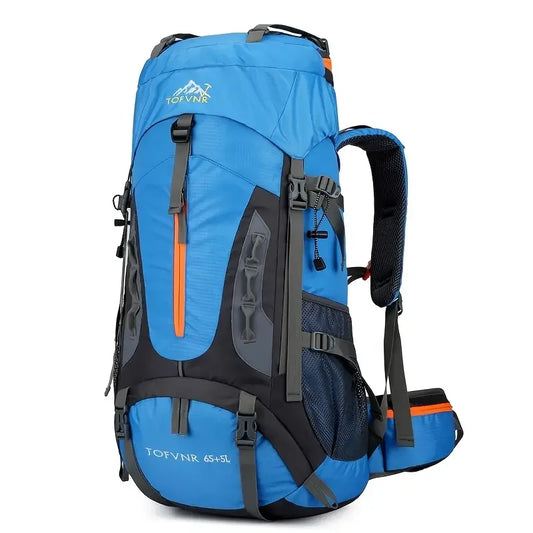 Large Capacity Backpack, Outdoor Waterproof Bag For Mountaineering Hiking Travel